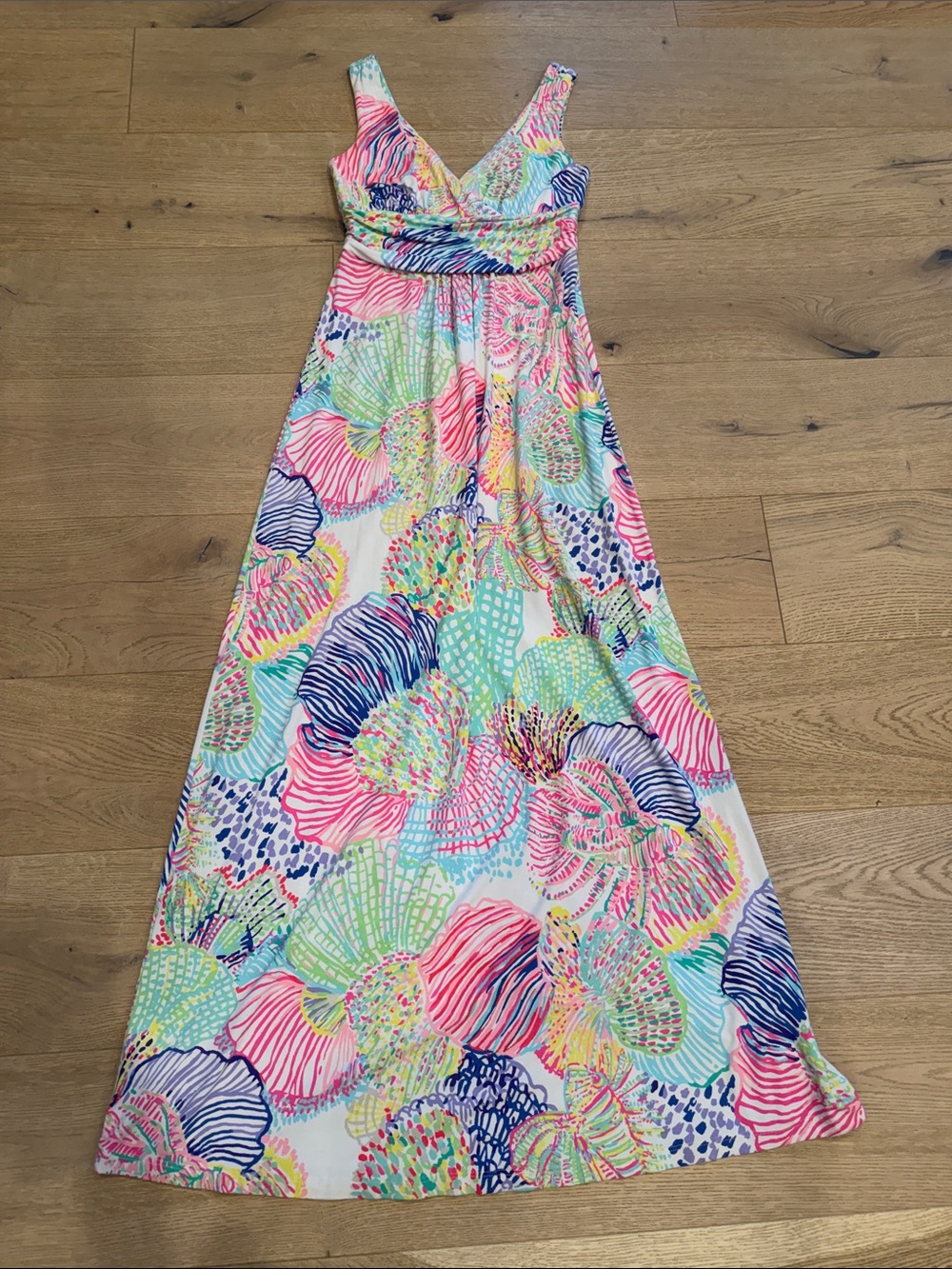 Lilly Pulitzer Sloane Maxi Dress Women's Size Small Roar of the Seas Sleeveless - Picture 4 of 8